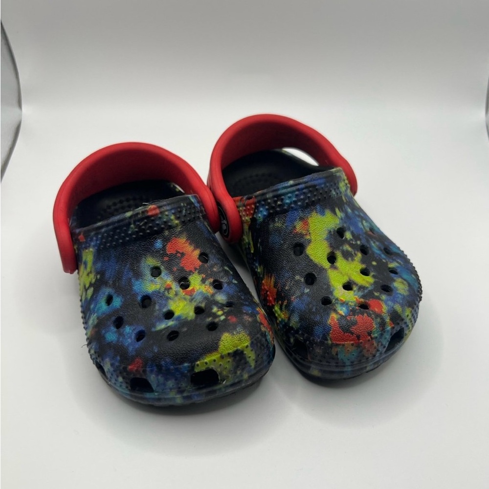 CROCS Red and Blue Slippers Vibrant Slip-On Comfort